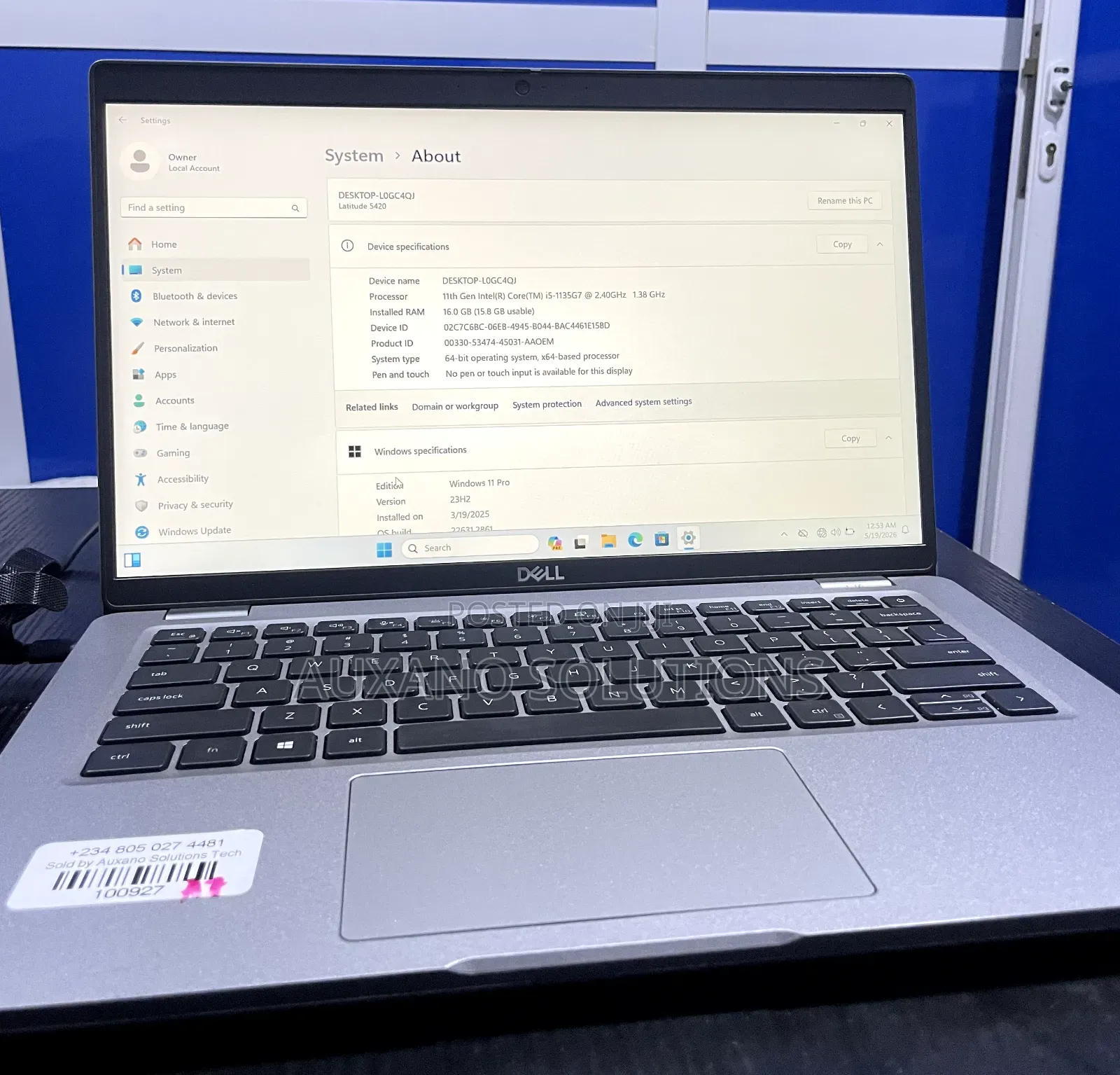 Laptop Dell Latitude 5420 8GB Intel Core i5 SSD 256GB