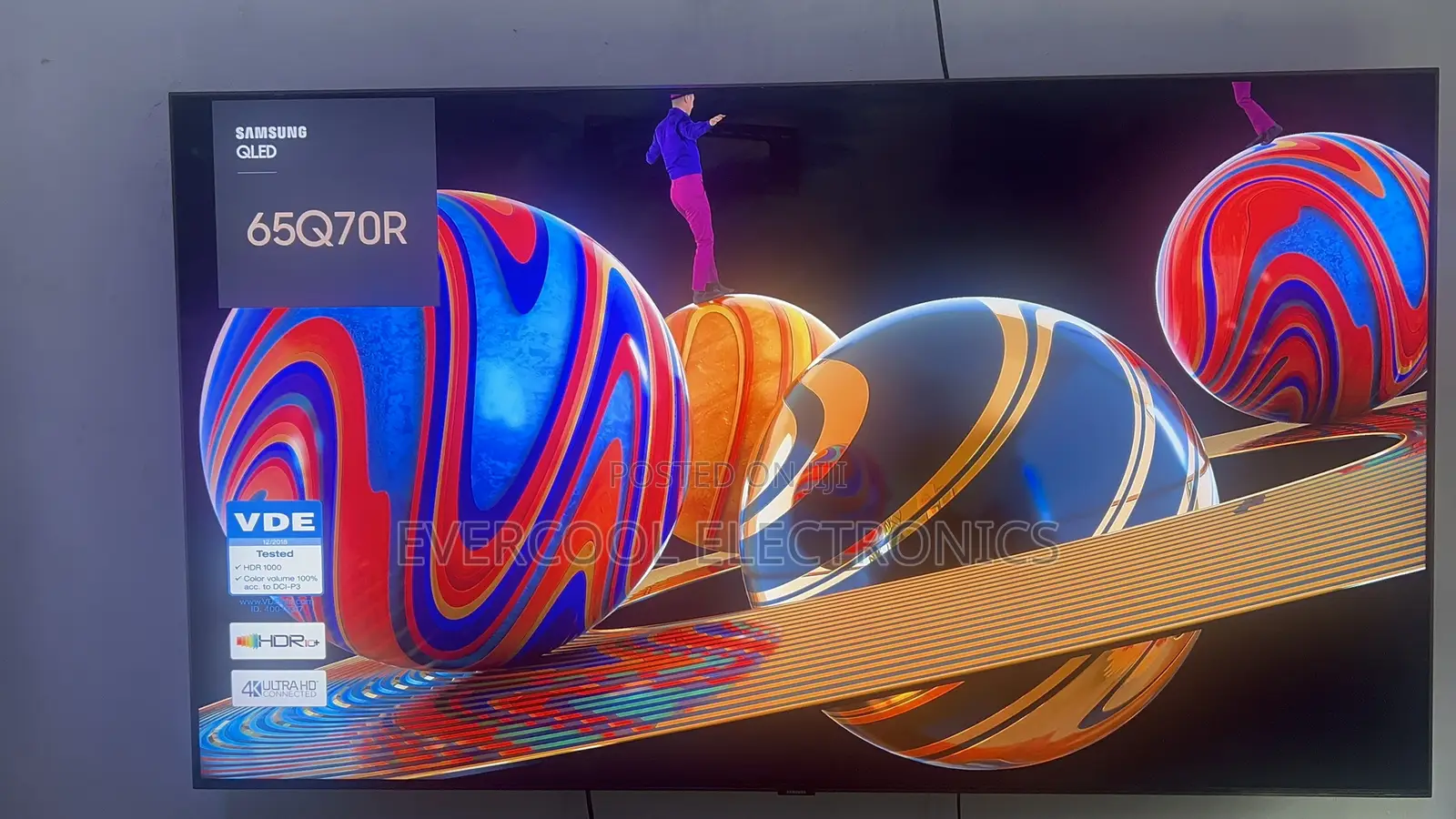 Gaming 65” Samsung Qled Smart Tv With Hdr10+ Freesync