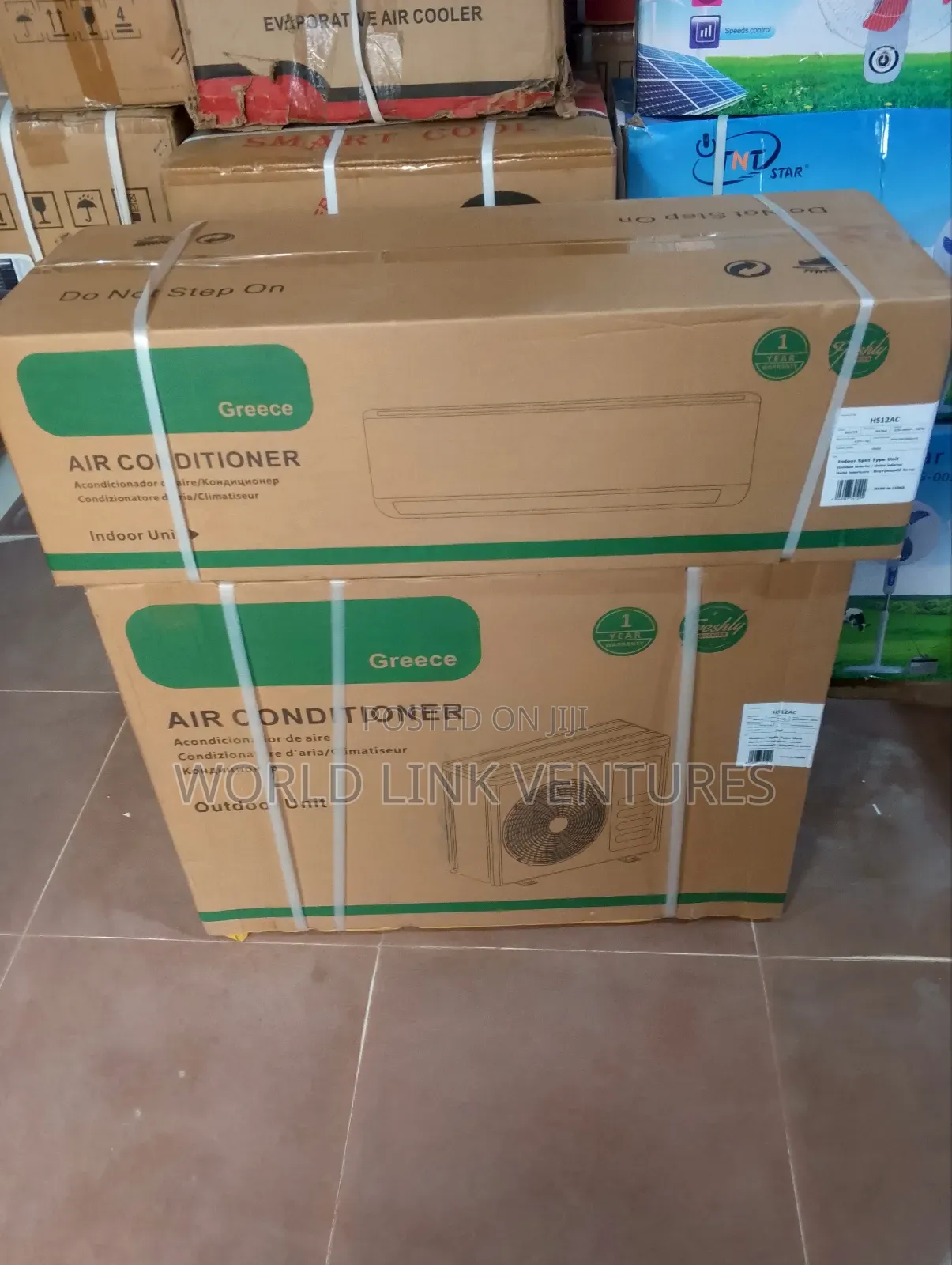 Greece Inverter Air Conditioner 1.5 Hp, Percent Cooper Coil.