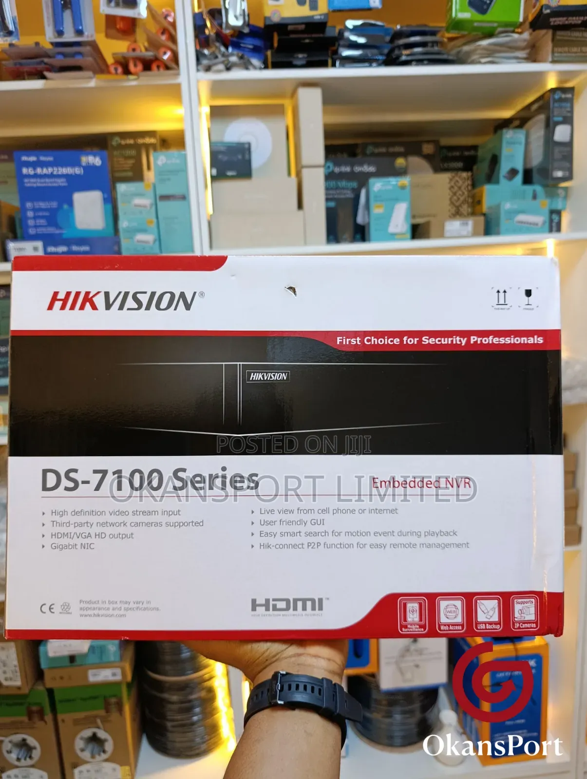 Hikvision NVR 4 8 16 32 Channel Poe Non-Poe Recorder Smart Ai Ds-08