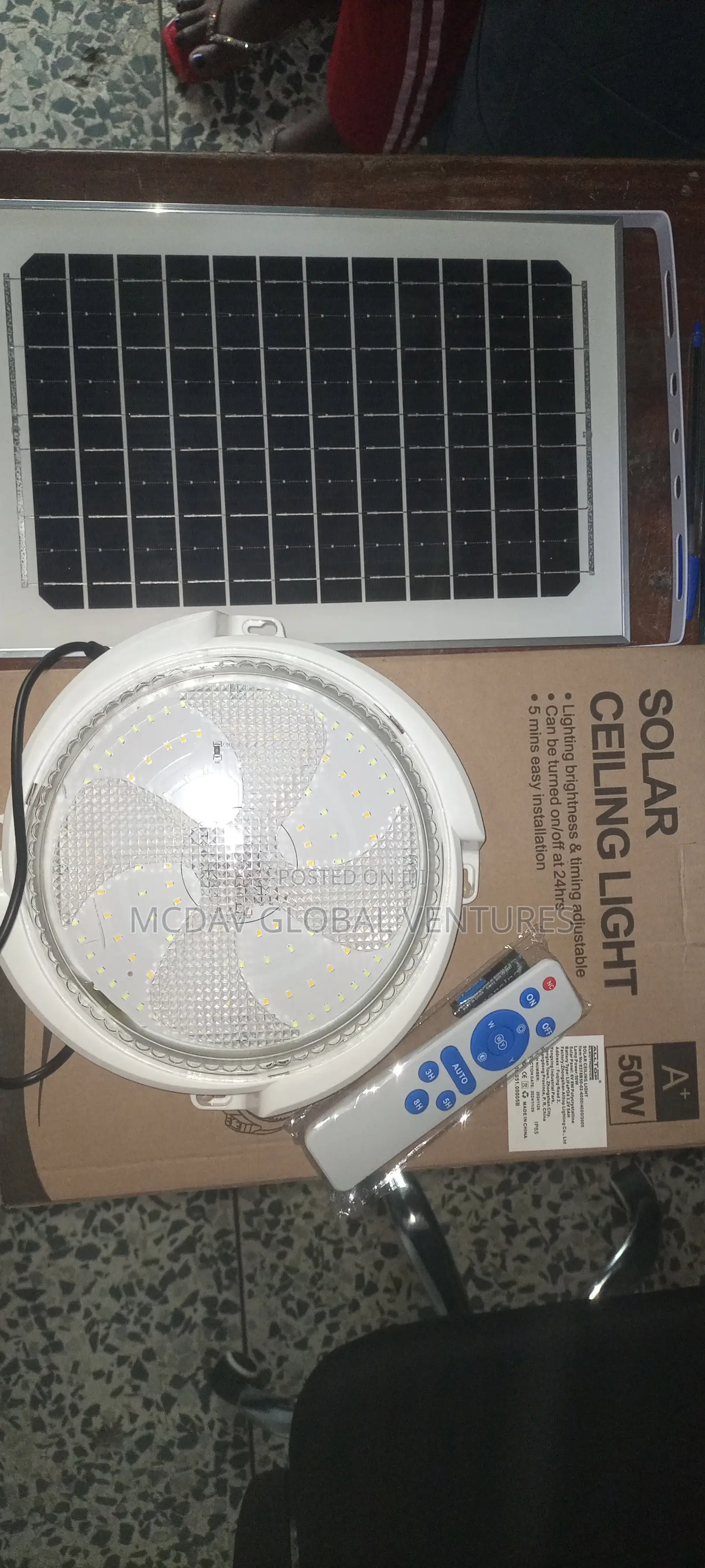 Solar Ceiling Light A+ 50w