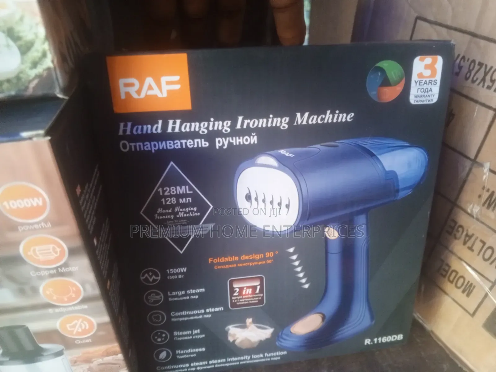 Raf 2in1 Portable Handheld Garment Steamer