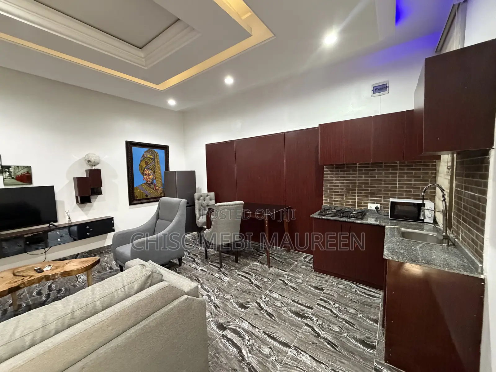Furnished 1bdrm Bungalow in Garki for rent