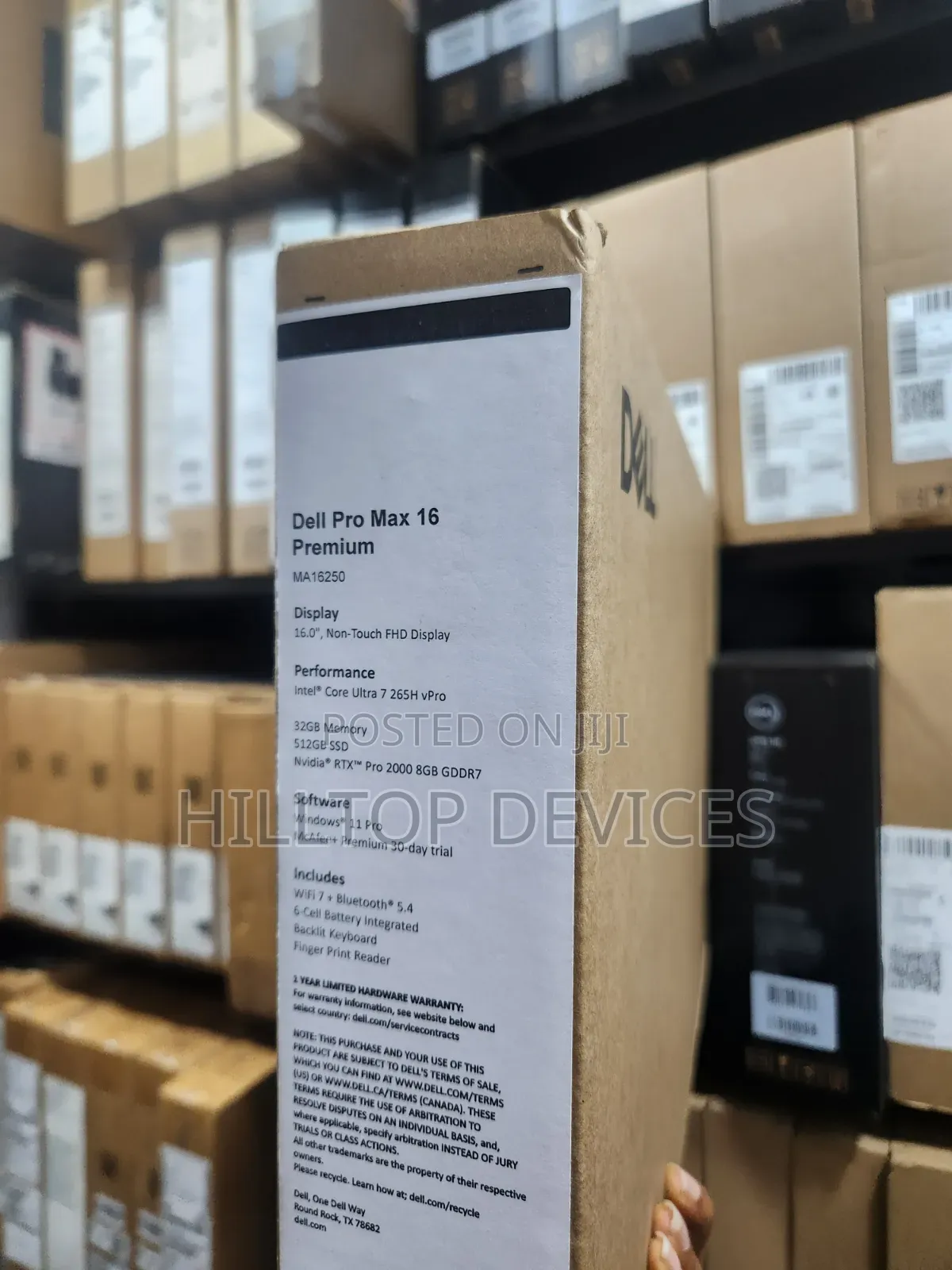 New Laptop Dell Pro Max 16 32GB Intel Core Ultra 7 SSD 512GB
