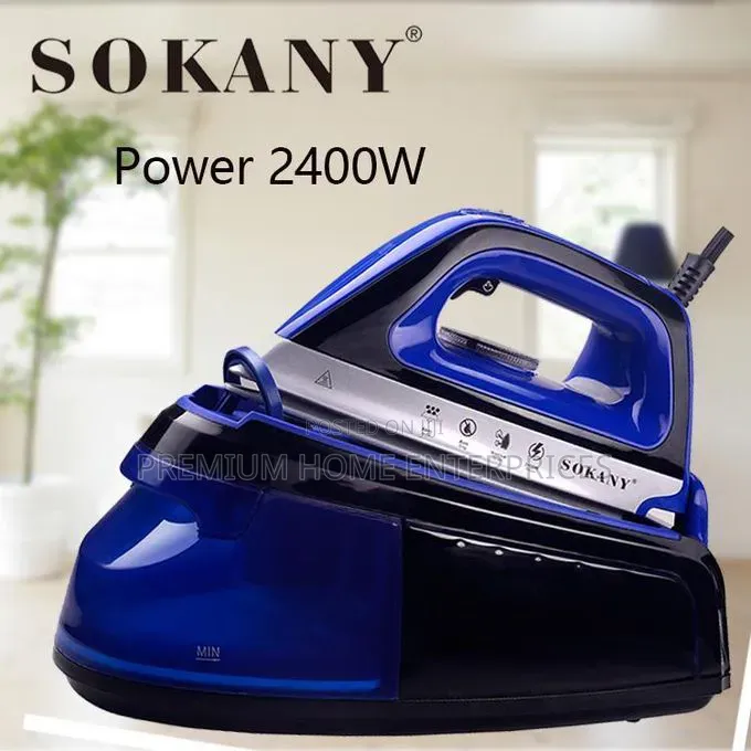 Sokany Sk-188 Anti-limescale Steam Iron Station - 2400w