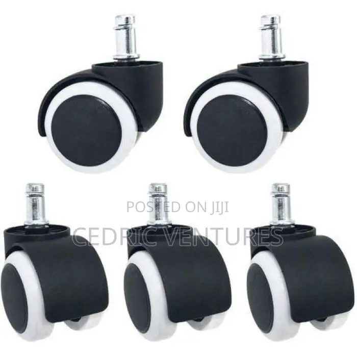 Replacement Roller Caster for Office Chair Wheel - 5pcs