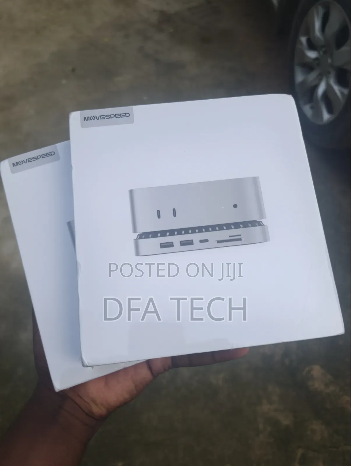Movespeed Dk5a1 Portal SSD/ Hub/ Stand for Mac Mini