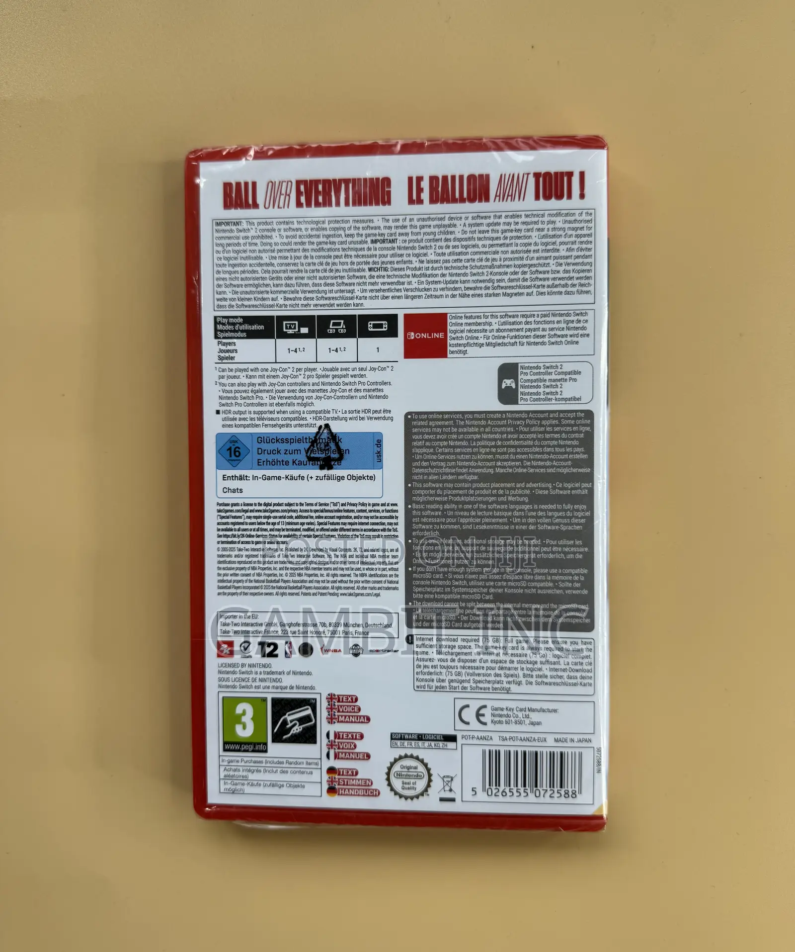 Nintendo Switch 2 Nba2k26