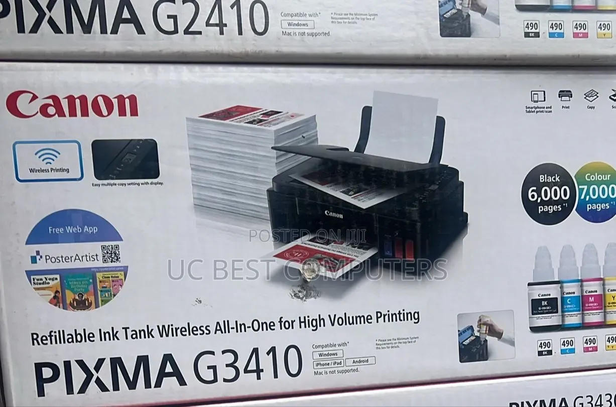 Canon Refillable Ink Tank Wireless All in One