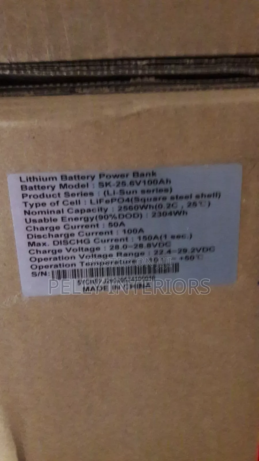 Sako 2.5kwh 24volts Lithium Ion Battery