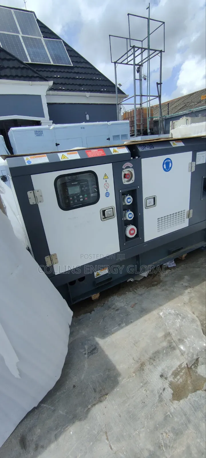 30kva Brand New Uk Perkins Soundproof Copper Coil Generator