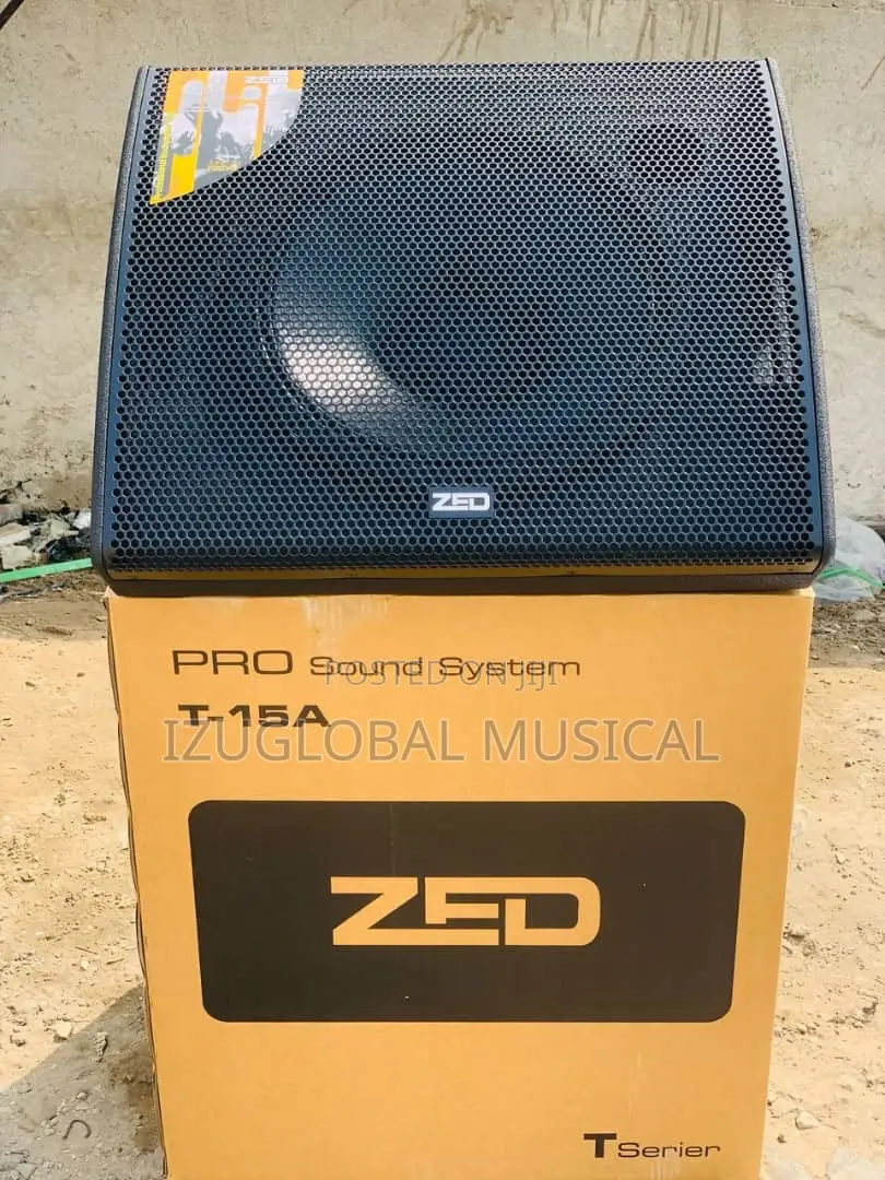 Zed Active 15”Inches Powered Stage Monitor Speaker