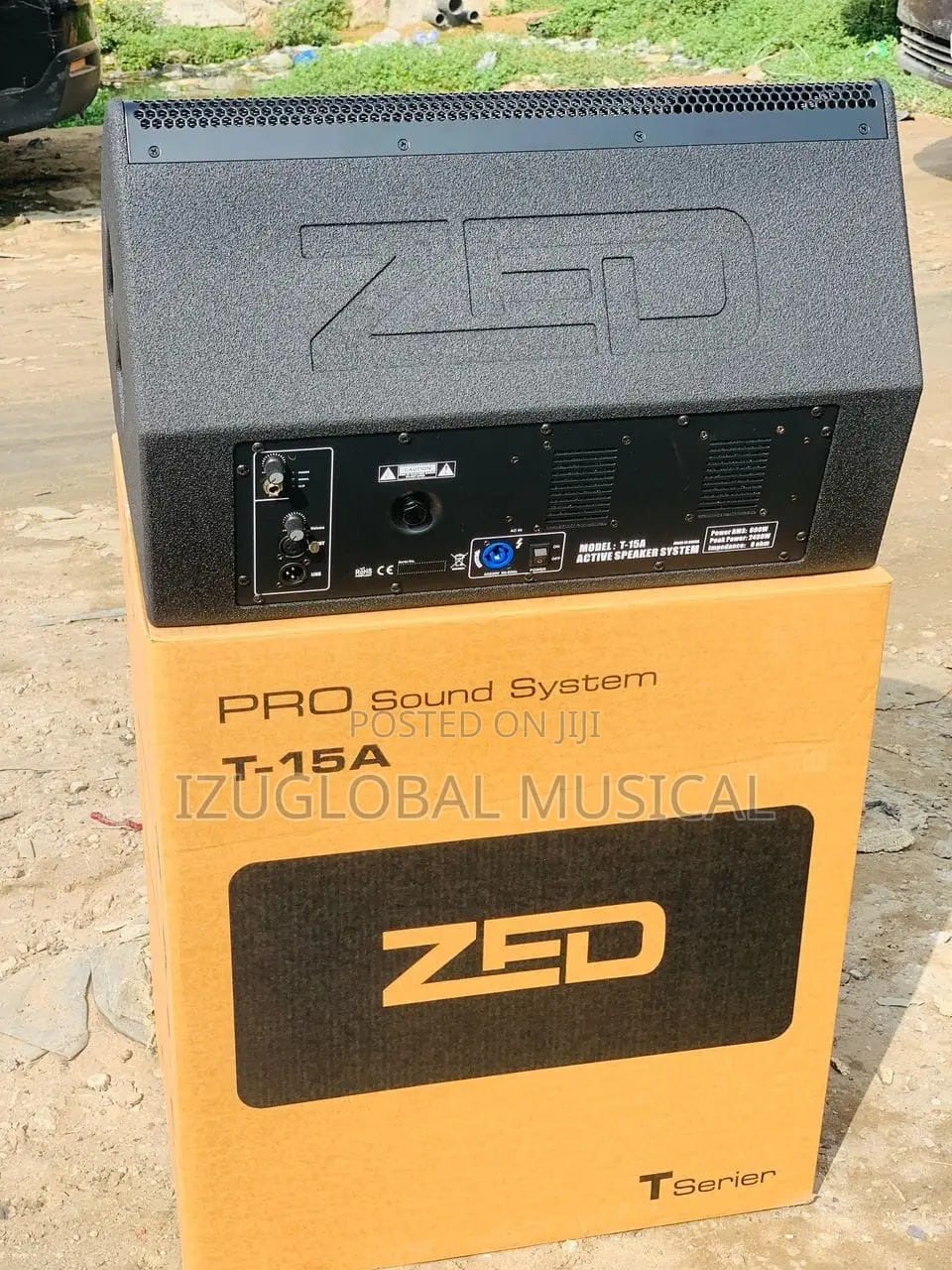 Zed Active 15”Inches Powered Stage Monitor Speaker