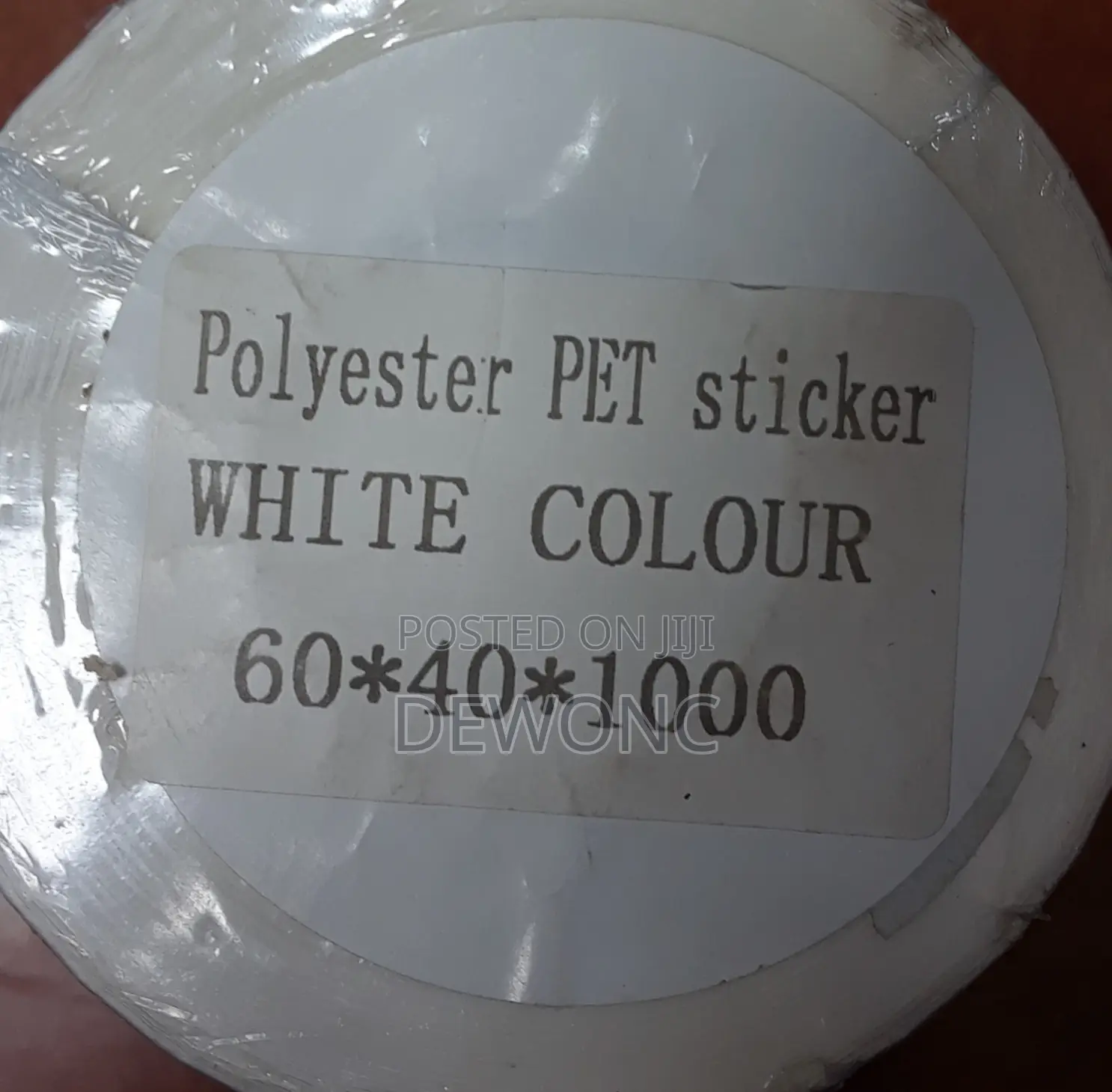 Polyester 60*40mm*1000 White