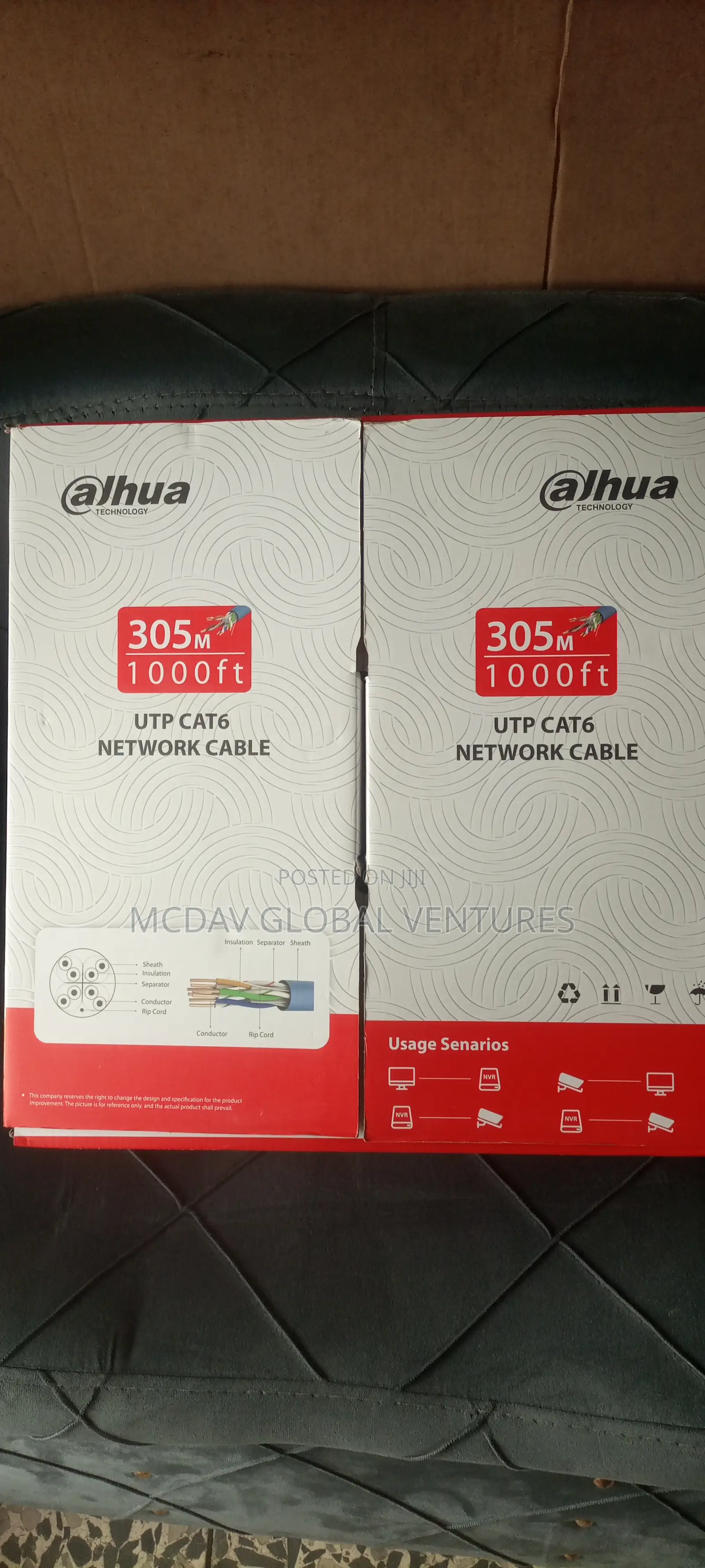 Dh-Pfm920i-6un-Cn 300m Dahua Pure Copper Cat6 Cable