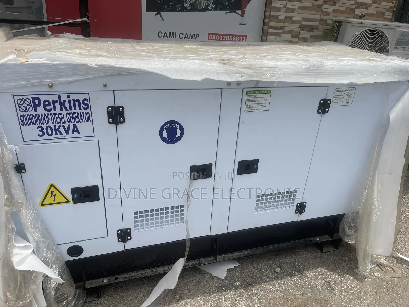 Brand New Diesel Soundproof 30kva Perkins Generator//Zero Noise