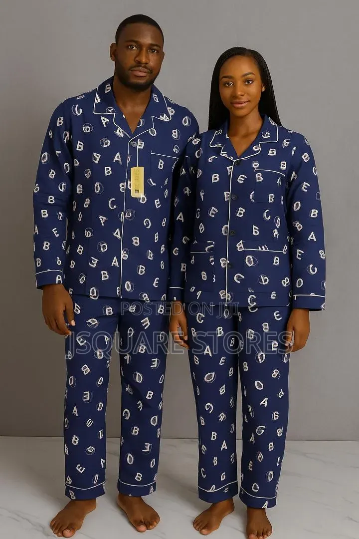 Unisex Luxury Pyjamas Available in Sizes 10 12 14 16 18