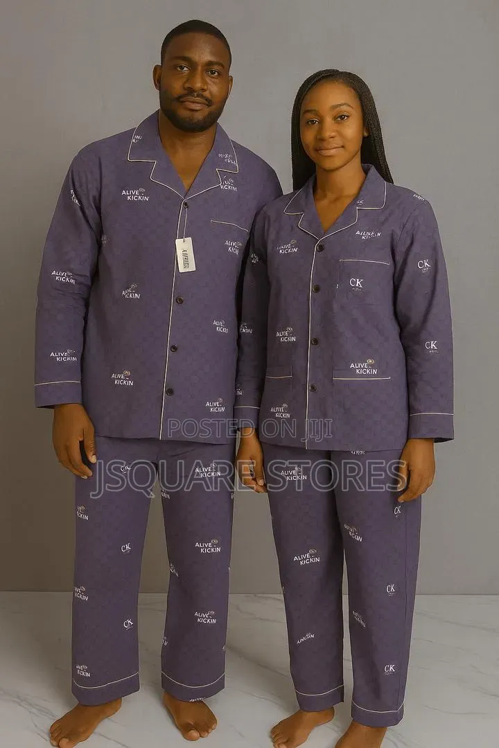 Unisex Luxury Pyjamas Available in Sizes 10 12 14 16 18