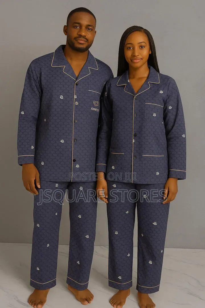 Unisex Luxury Pyjamas Available in Sizes 10 12 14 16 18