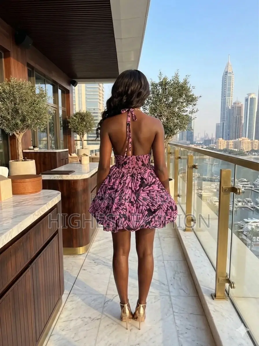 Backless Short Gown - Style 803