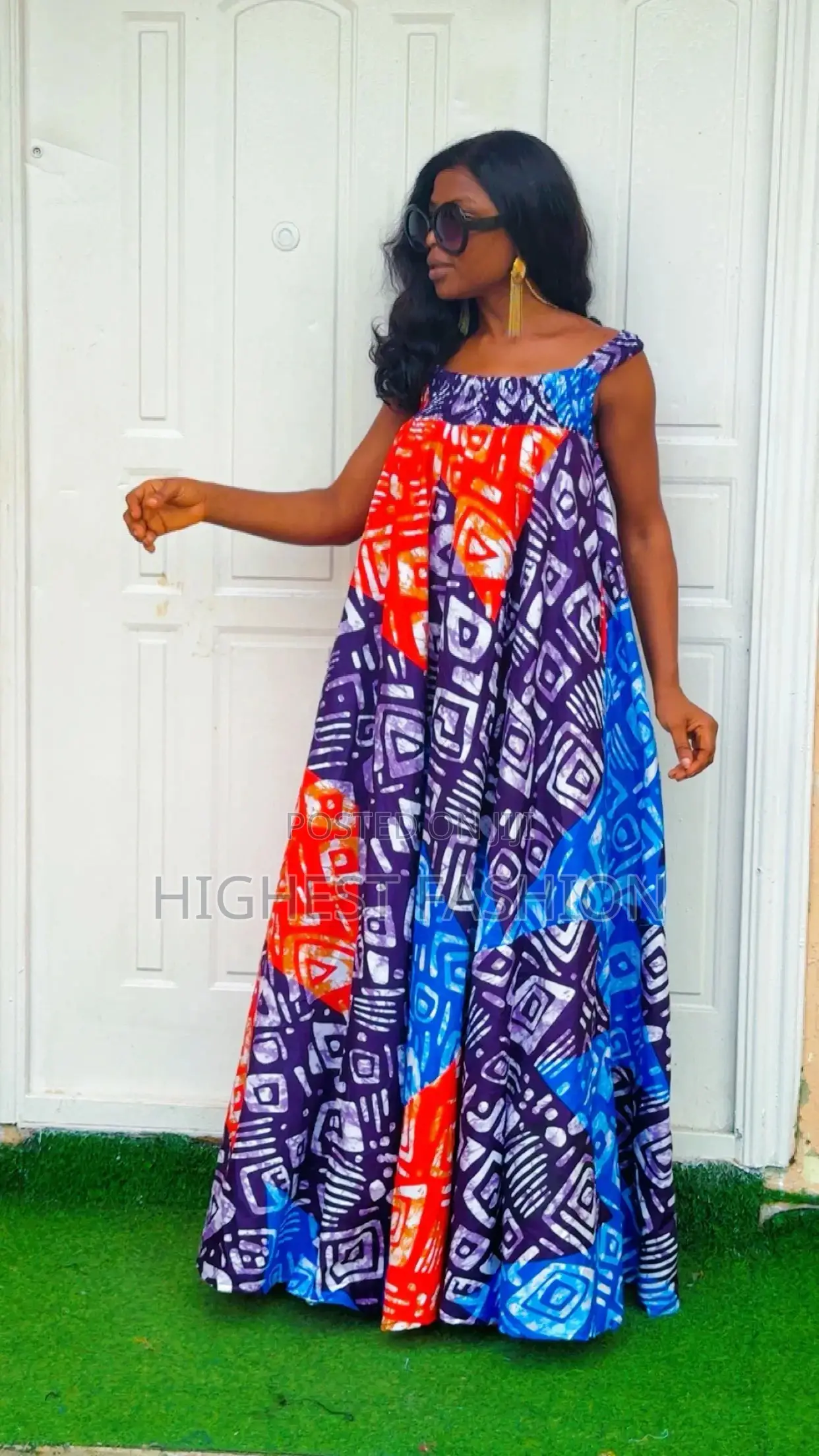 Armless Gown With Short Strap - Style 800