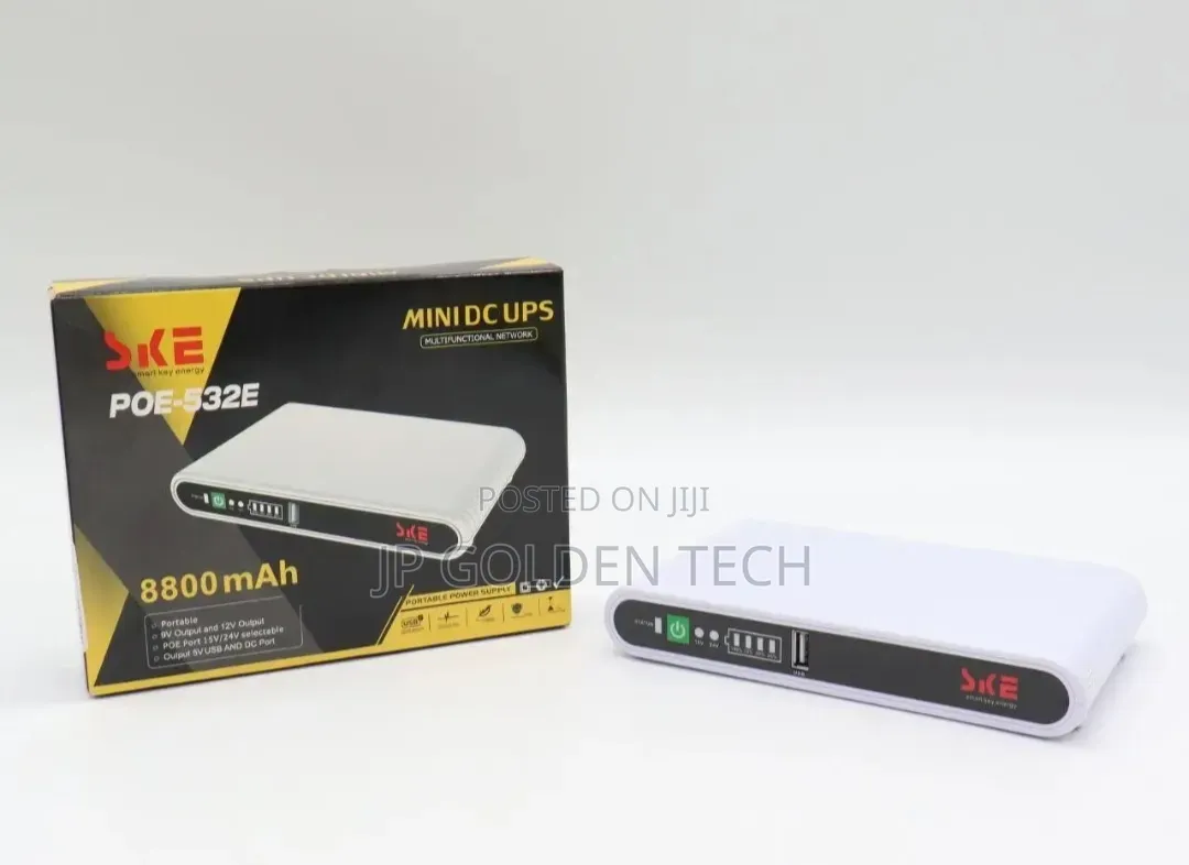 Router Power Bank Ske Poe-532e Mini Dc Ups,