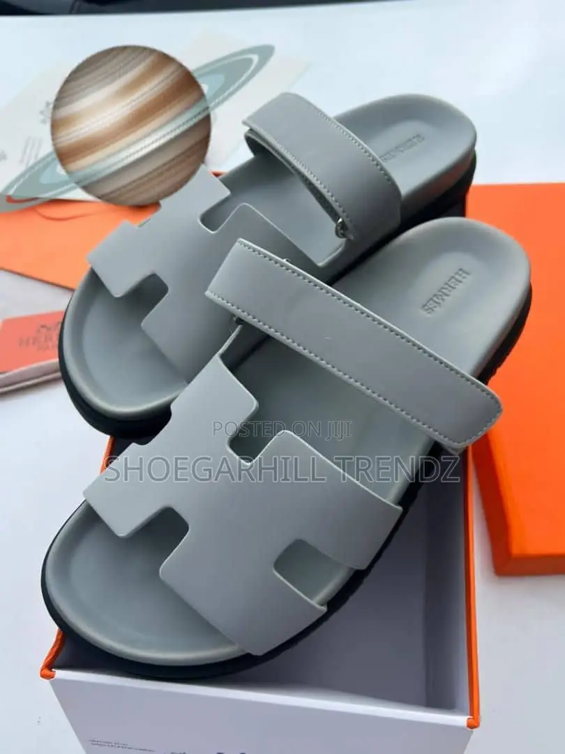 Quality Hermes Palm Slippers for Men