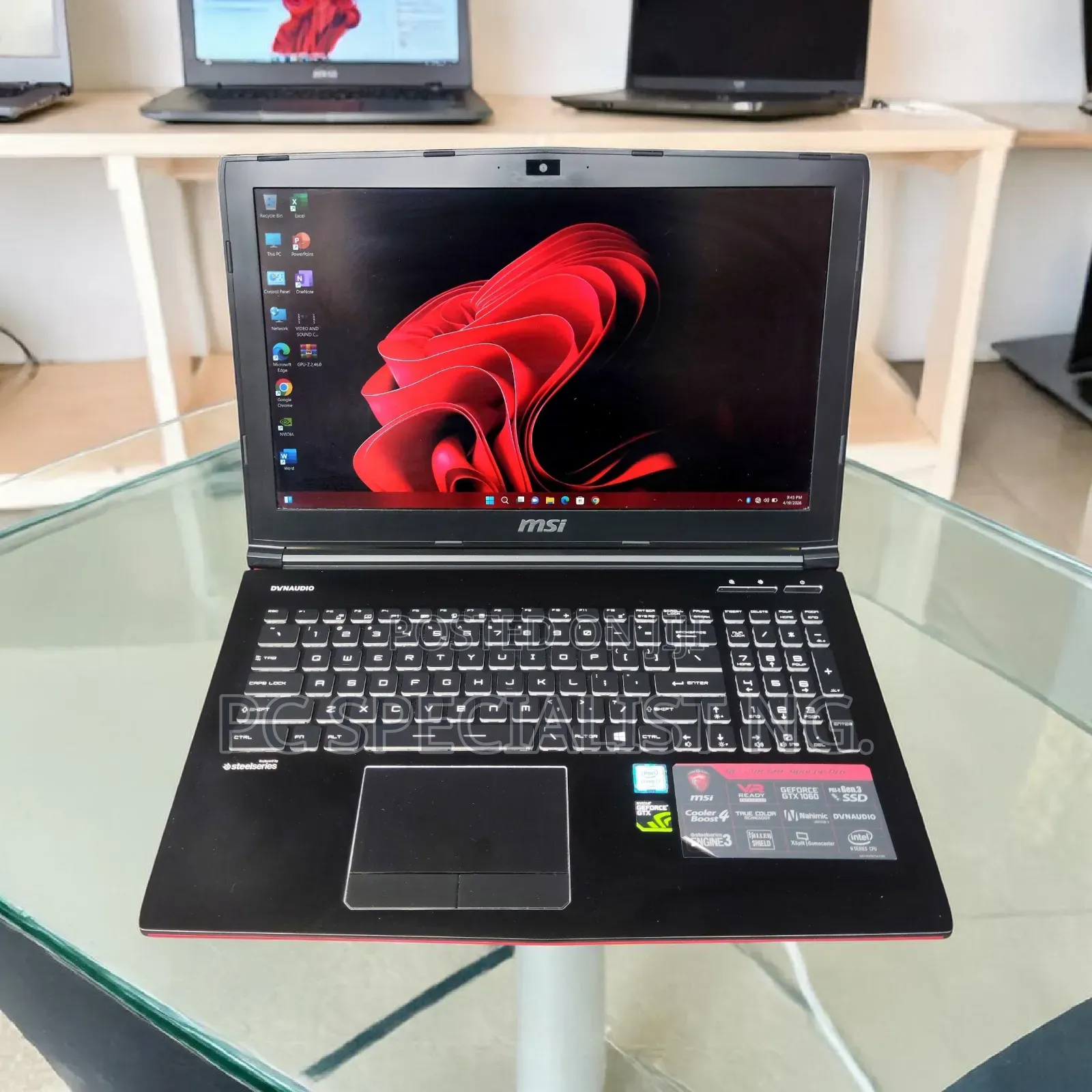 Laptop MSI GE62VR 7RF Apache Pro 16GB Intel Core i7 HDD+SSD 1T