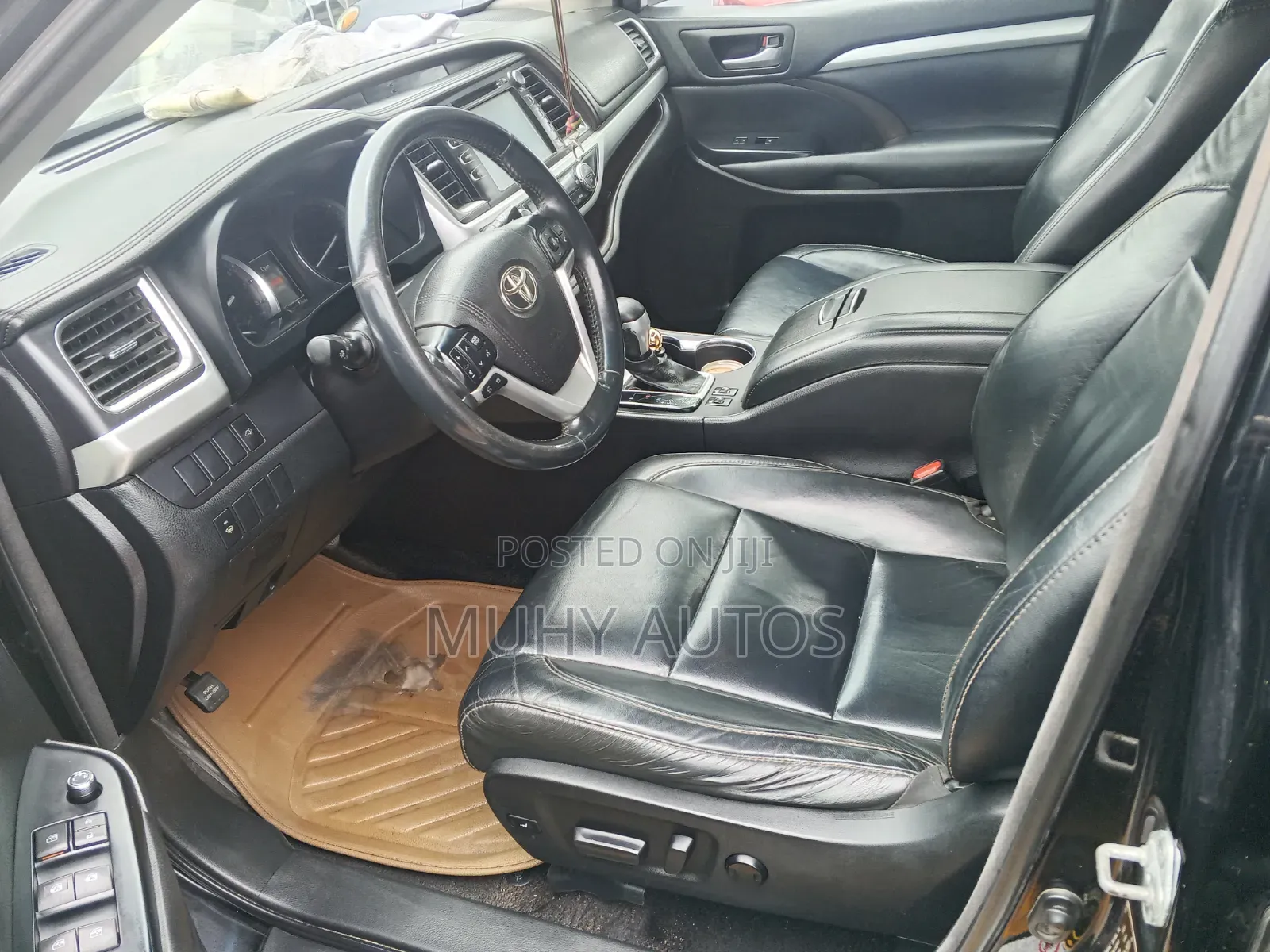 Toyota Highlander XLE V6 4x2 (3.5L 6cyl 6A) 2016 Black