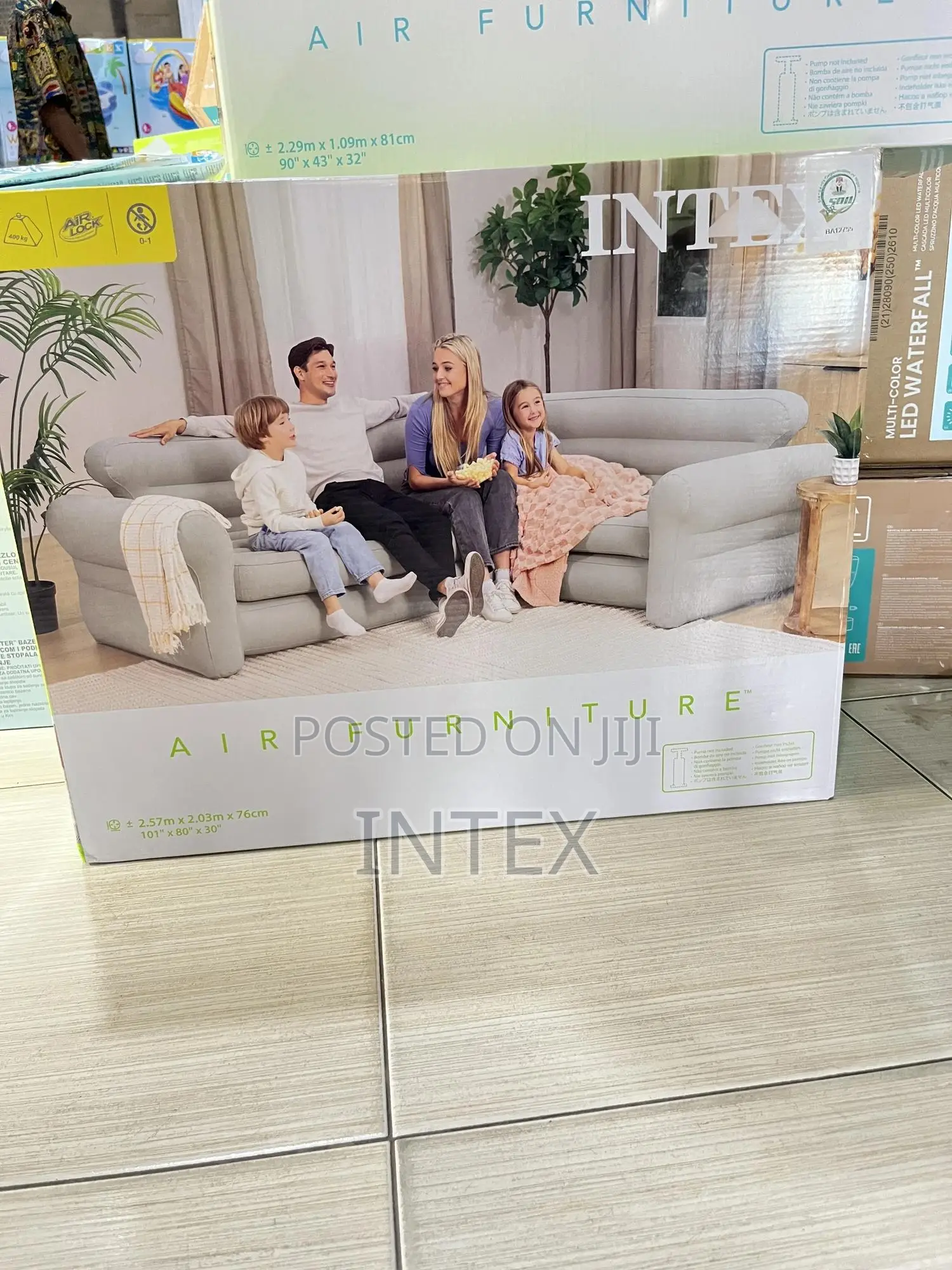 Corner Sofa "L-Shaped" Inflatable Couch