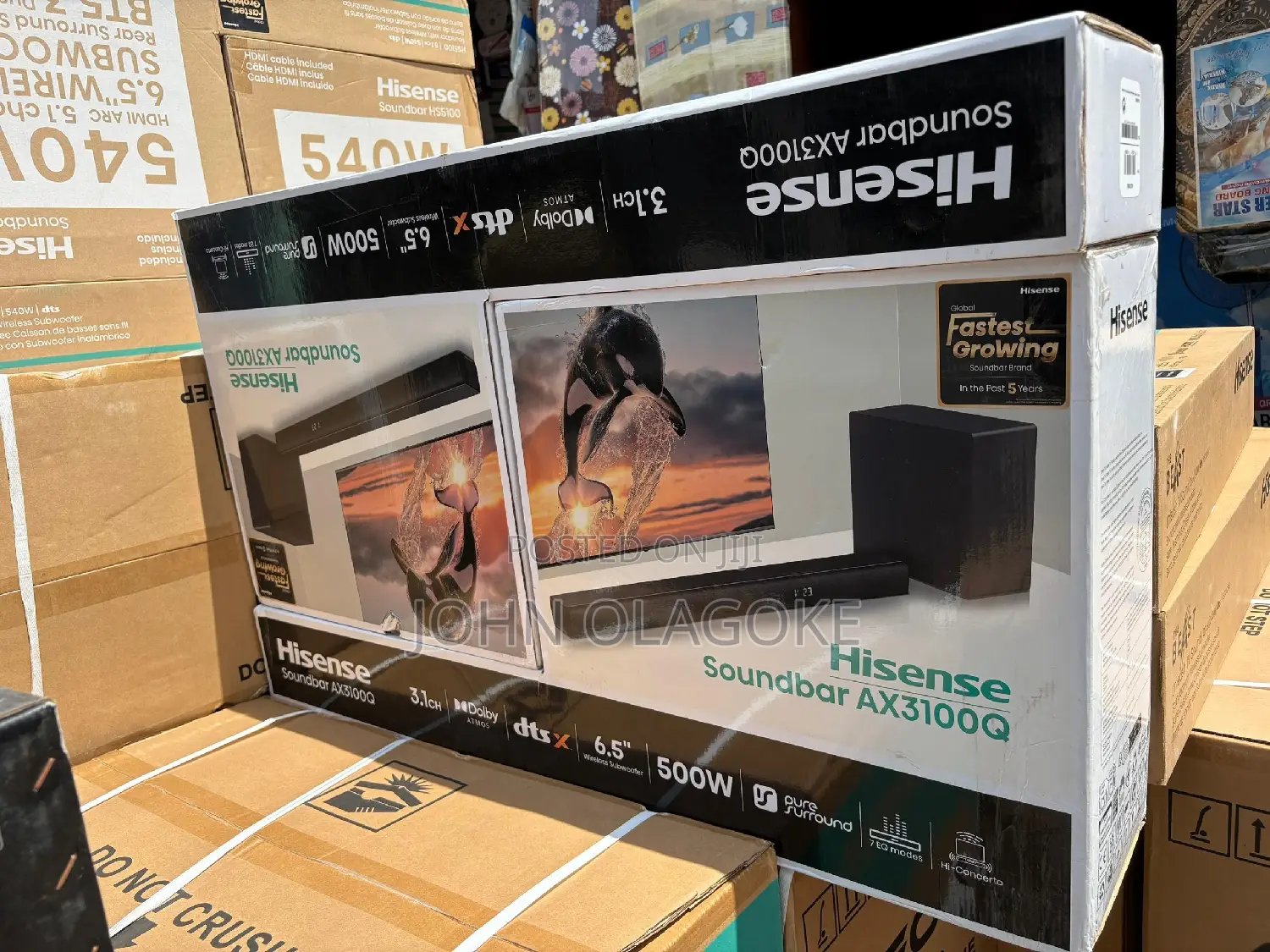 Hisense 500w Super Bass Soundbar With Woofer Ax3001q