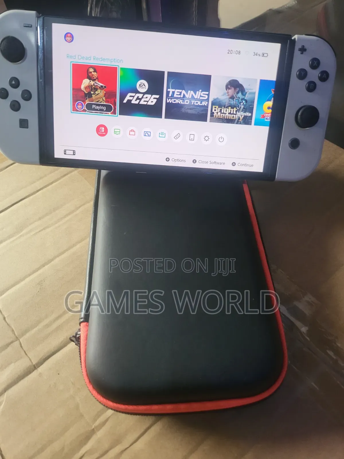 Nintendo Switch Oled With 128gb and Games
