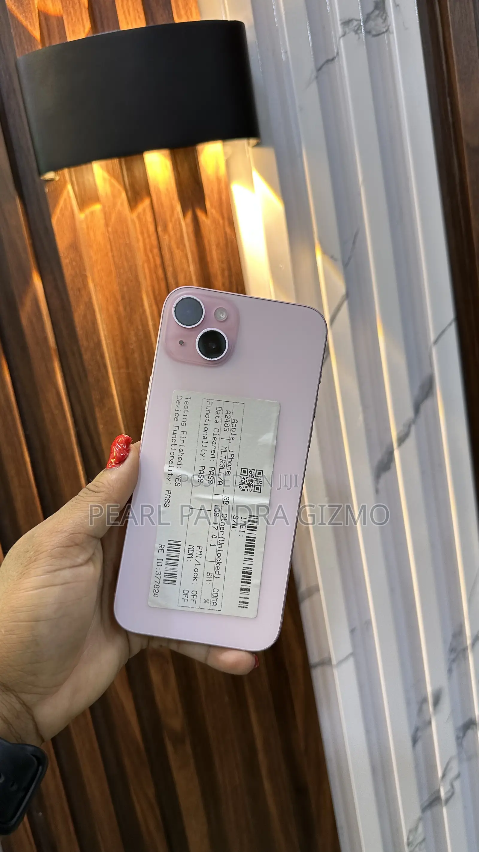 Apple iPhone 15 256 GB Pink
