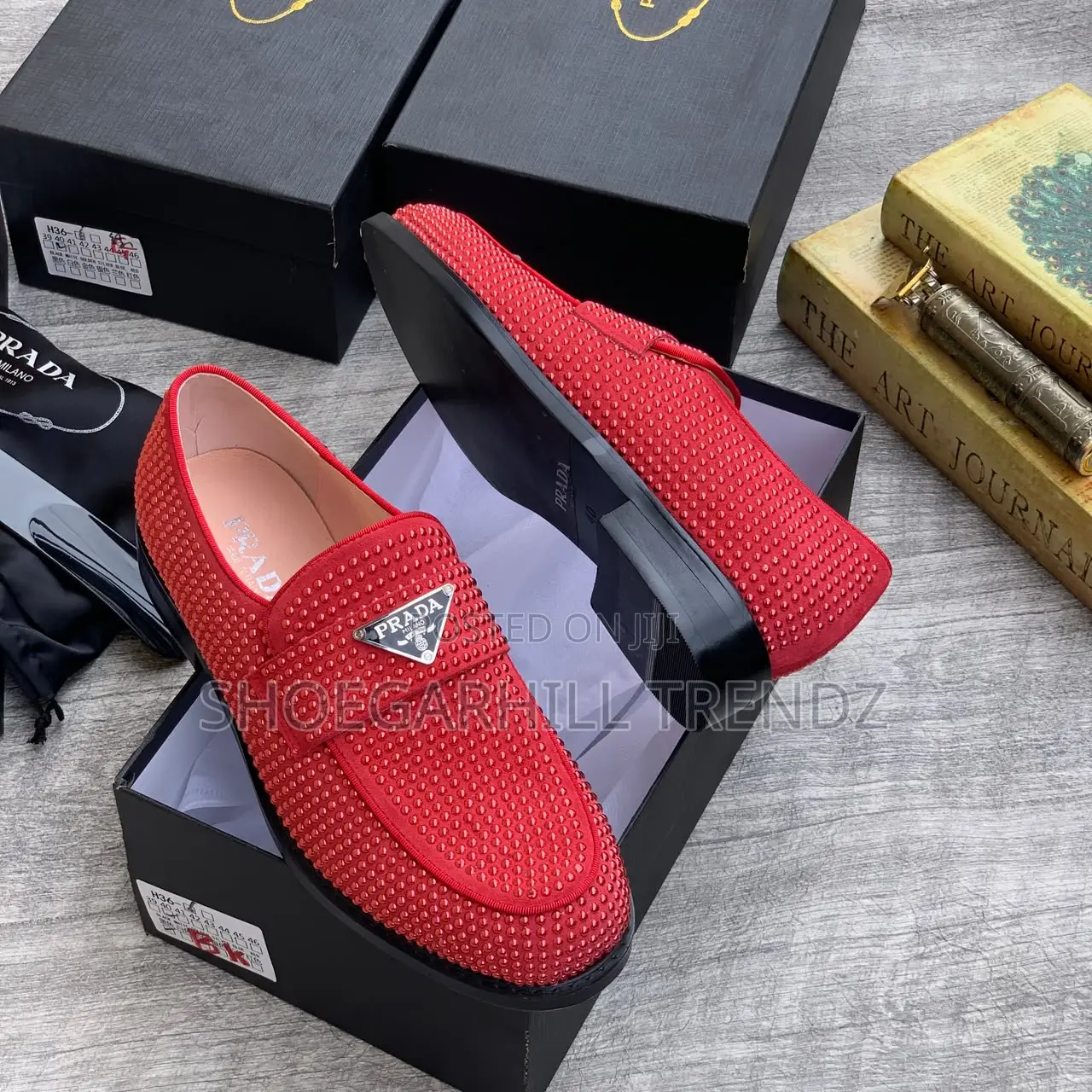 Men Prada Shoes in Dazzling Multi-Colours