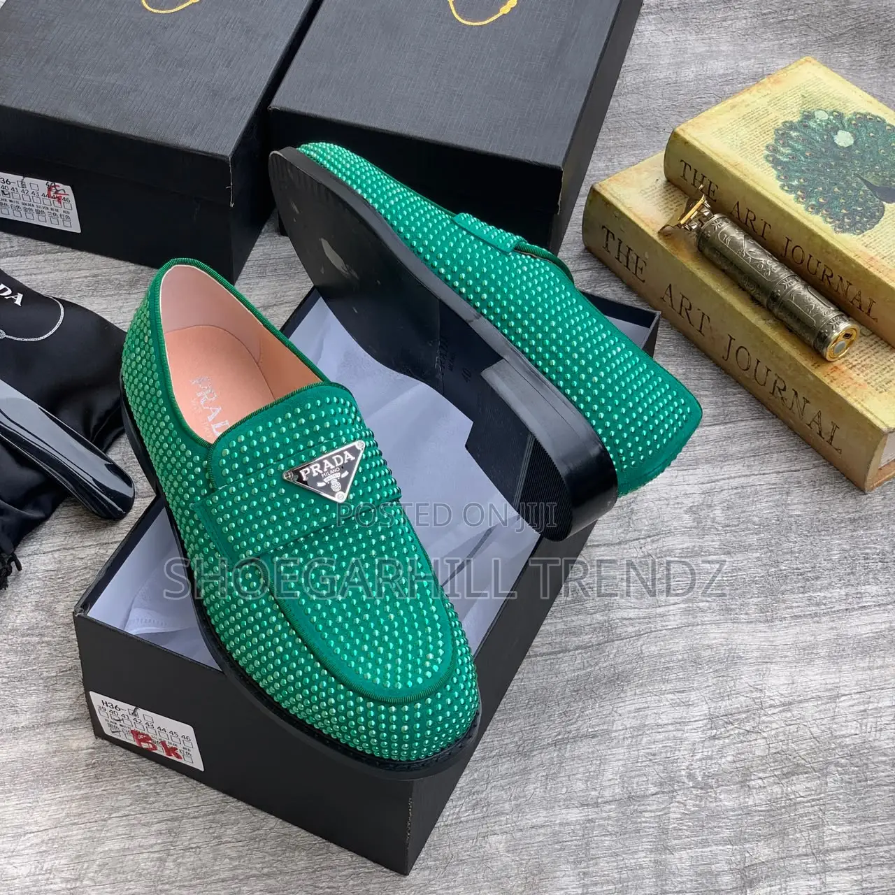 Men Prada Shoes in Dazzling Multi-Colours