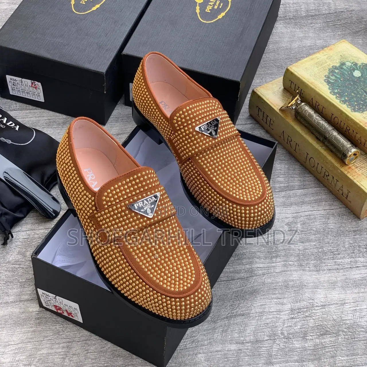Men Prada Shoes in Dazzling Multi-Colours