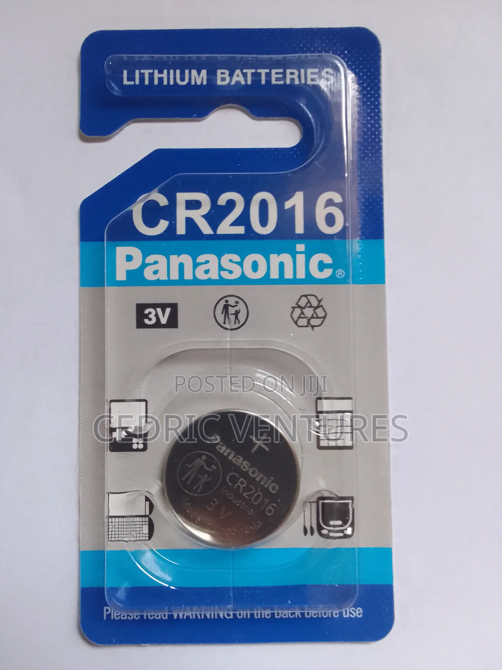 Panasonic Cr2016 Lithium Cell 3v Battery