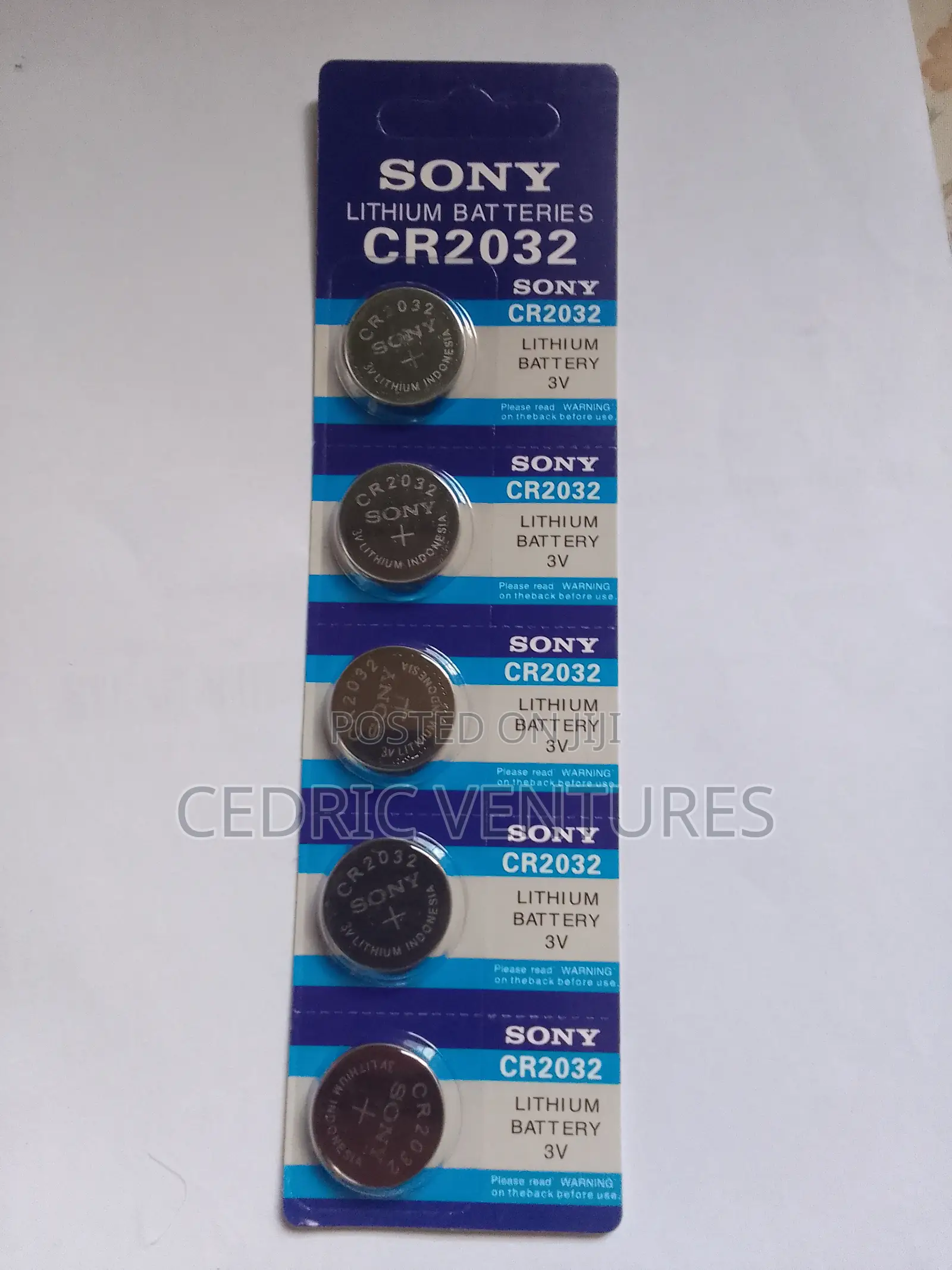 Sony Cr2032 Lithium Battery 3v - 1 Pack