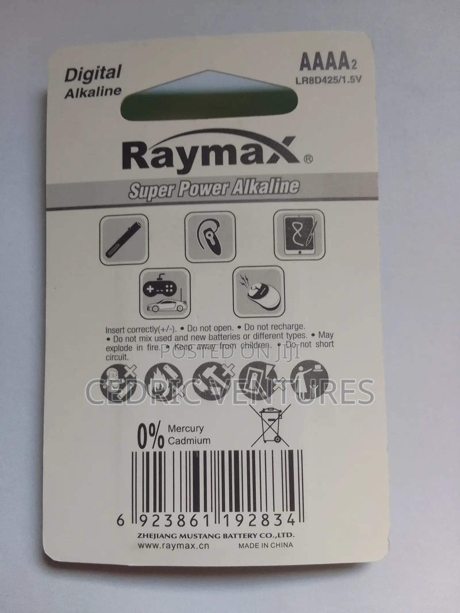 Raymax Aaaa Alkaline Batteries - 1 Pack