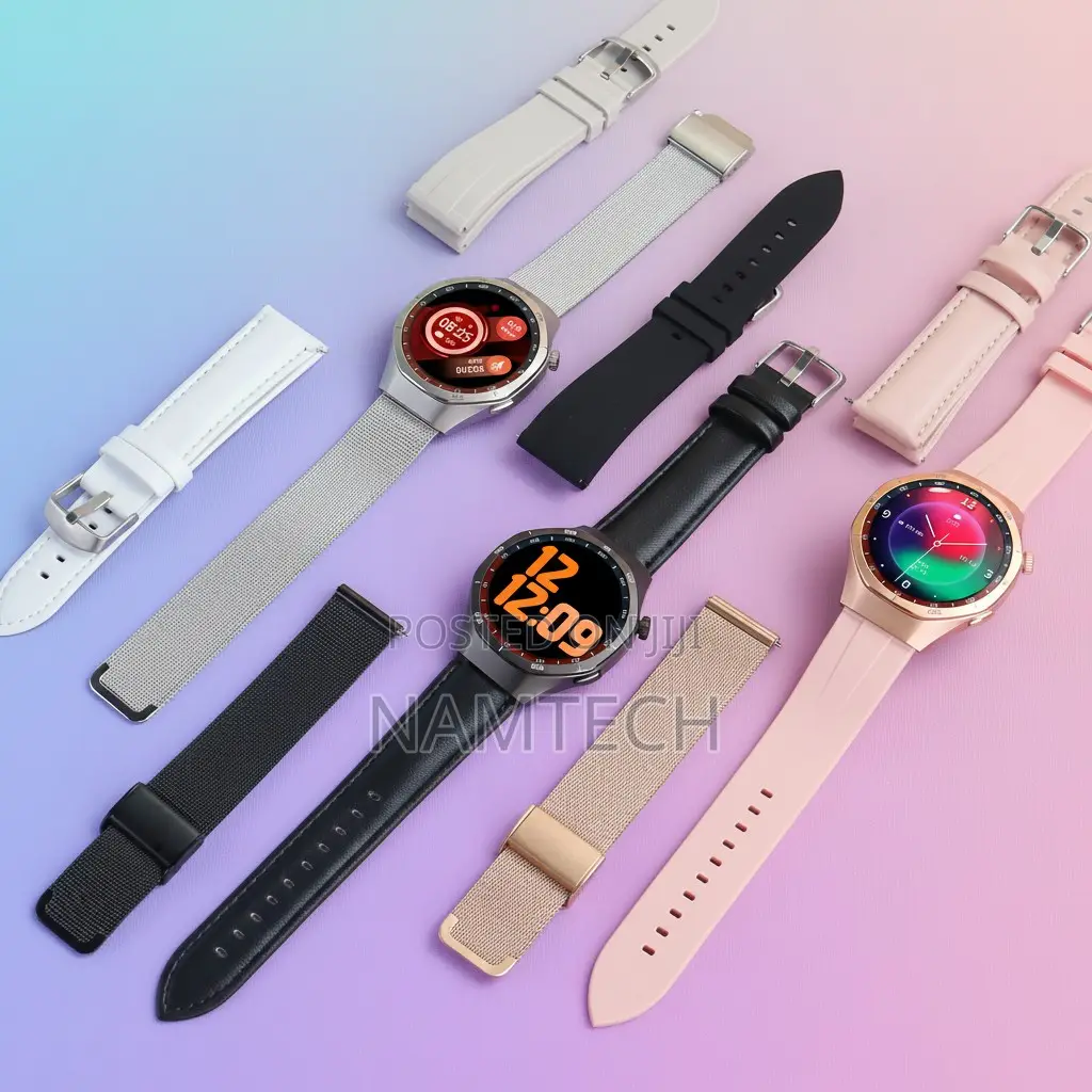 Kalobee Sk7 Mini Amoled Smartwatch - With 3 Interchangeable Straps