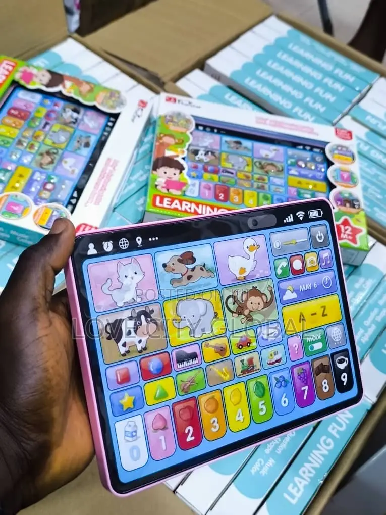 Children Educational Learning Fun Tablet Toy Abc,Numbers,Animal Music
