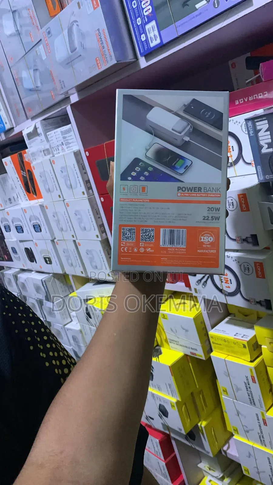 Ldnio Pq50 50,000mah Power Bank - 22.5w Fast Charging Built-in Cables