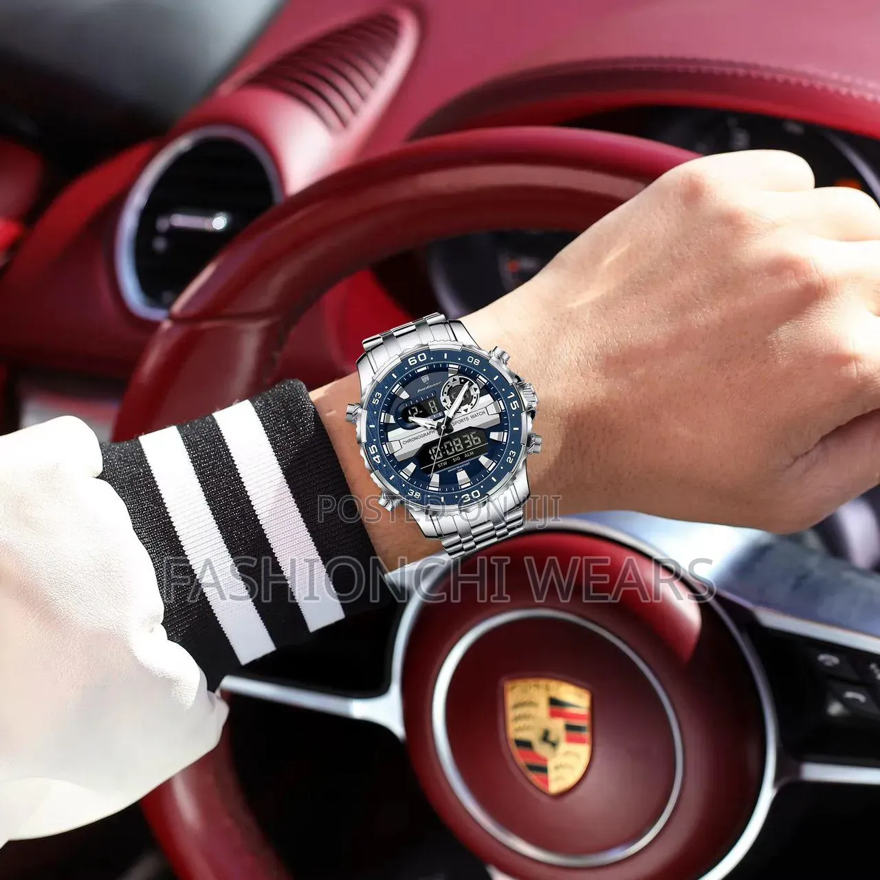 Classic Poedagar Chronograph and Sport Watch