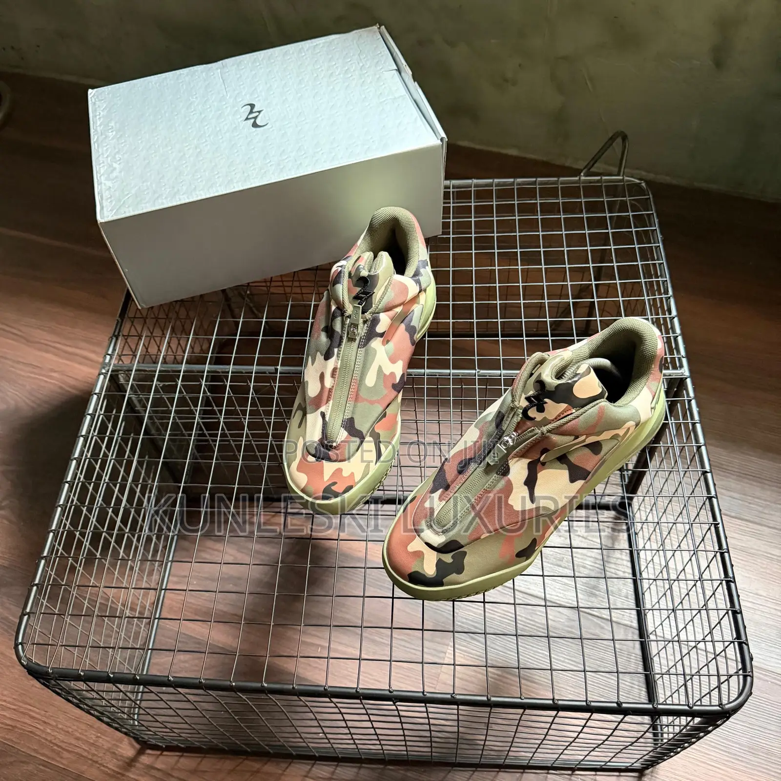 Original the Converse X Shal 001 Basketball Camo Sneakers