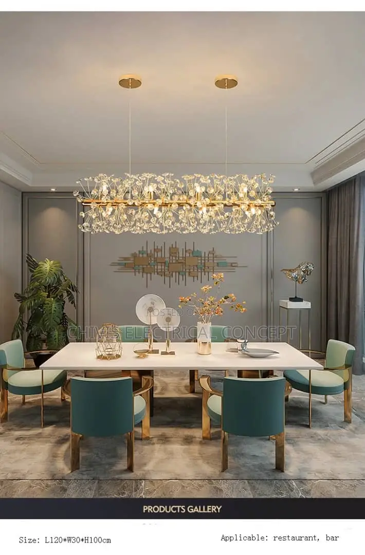 Modern Crystal Chandelier Chandelier Light Emitting Diode by 900mm