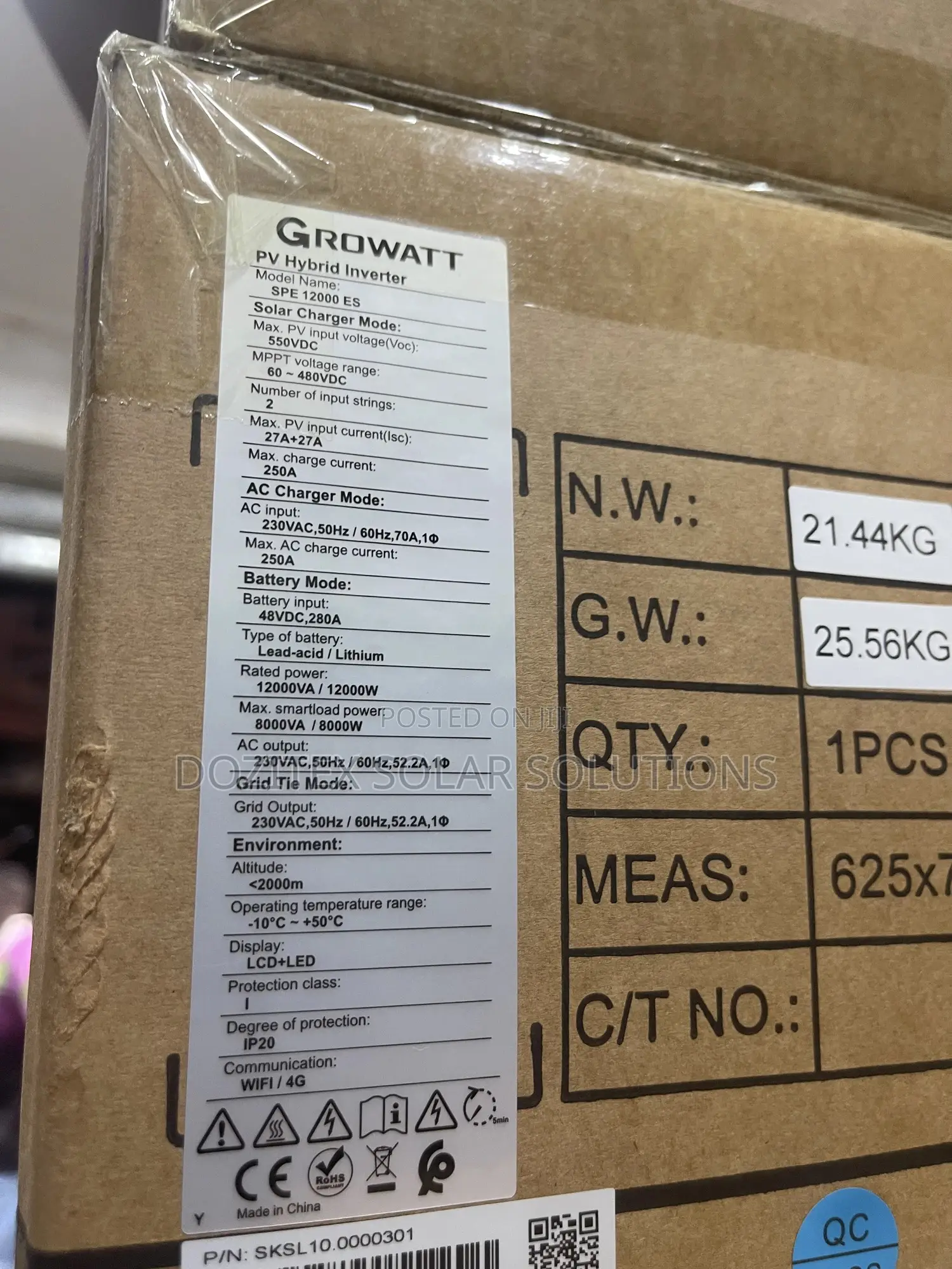 12kva/48v Growatt Solar Inverter