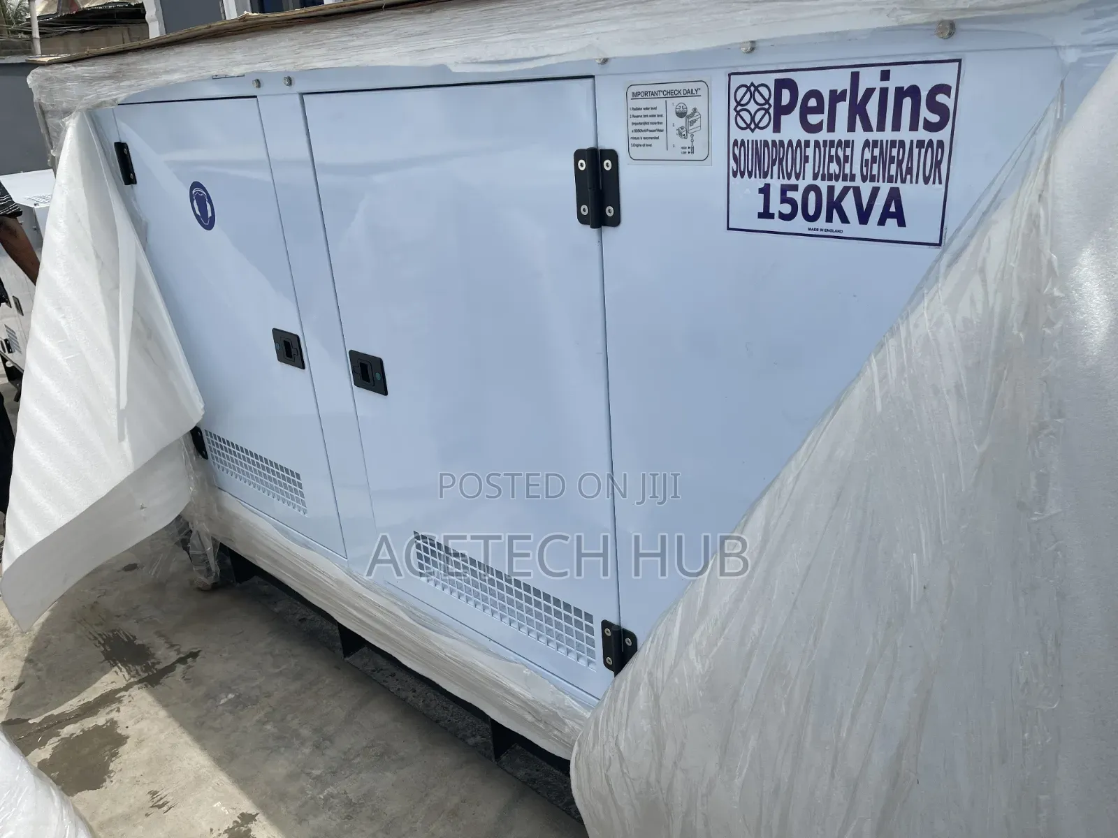 150kva Perkins Generator Set – Soundproof Durable