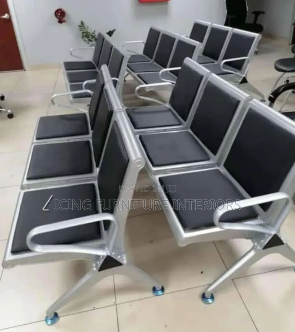 High Quality 3 Seater Airport Seats With Leather