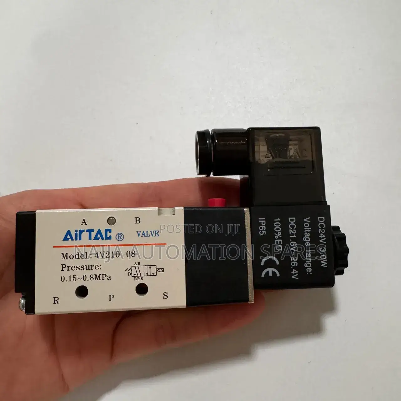 Airtac 4v210-08 | Solenoid Air Valve 5/2 5/3 Way | 4v21008b