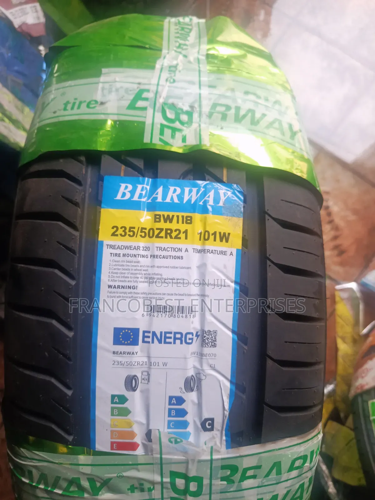 235/50r21 Bearway Tire